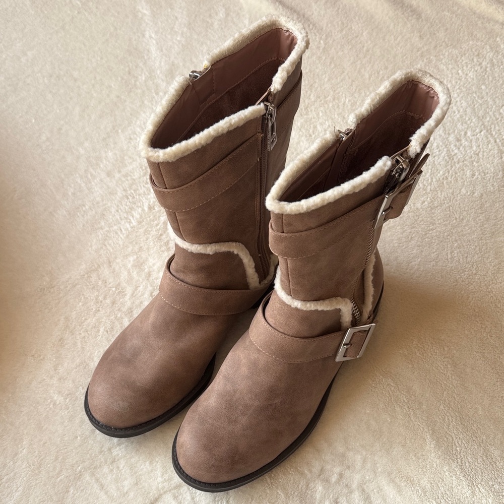 Charles By Charles David Tan Moto Boots - Picture 3 of 7
